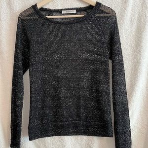 Romy Sheer Sweater size Large
